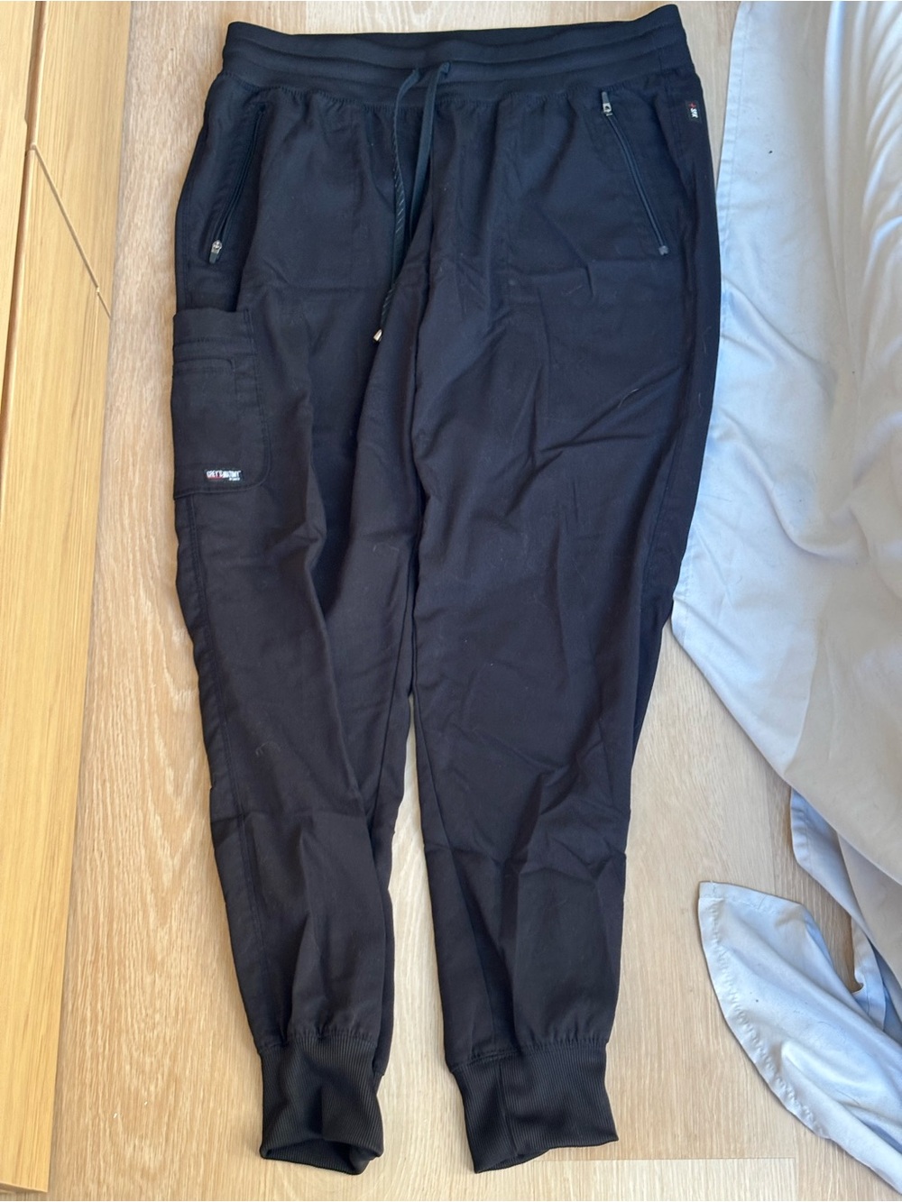 Greys Anatomy Black Women’s Scrub Joggers